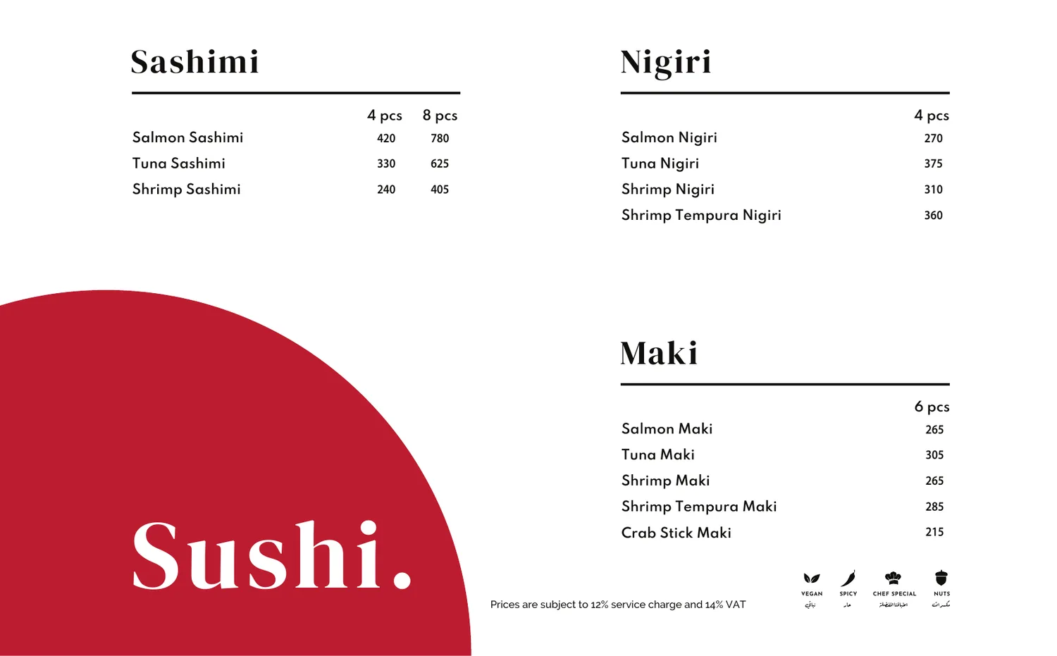 Carlo's menu page 19